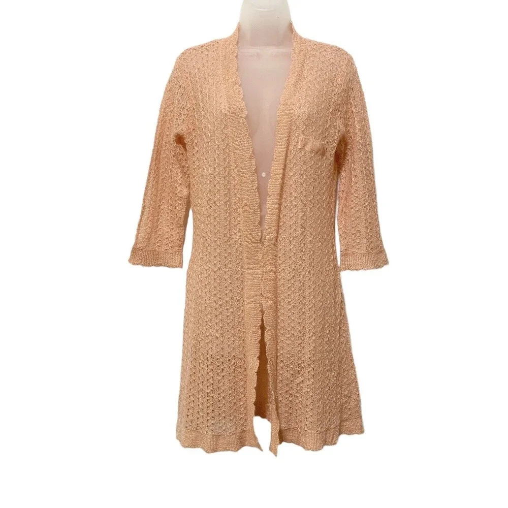 Vintage 90s Victoria's Secrets Angels Sheer Knit Cadigan XS/S